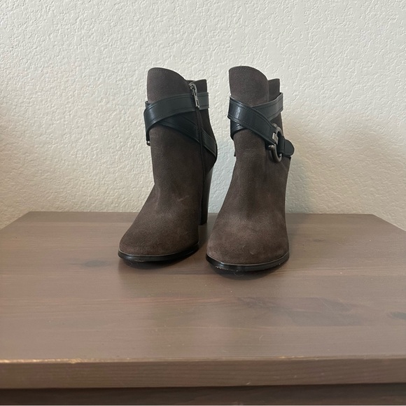 Coach Brown and Black Ankle Booties - Picture 1 of 8
